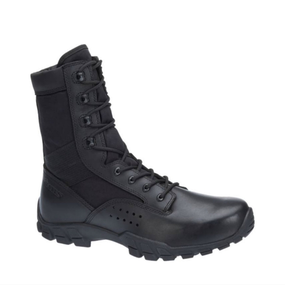Bates men\'s cobra hot weather side zip military and tactical boot Black main image 9